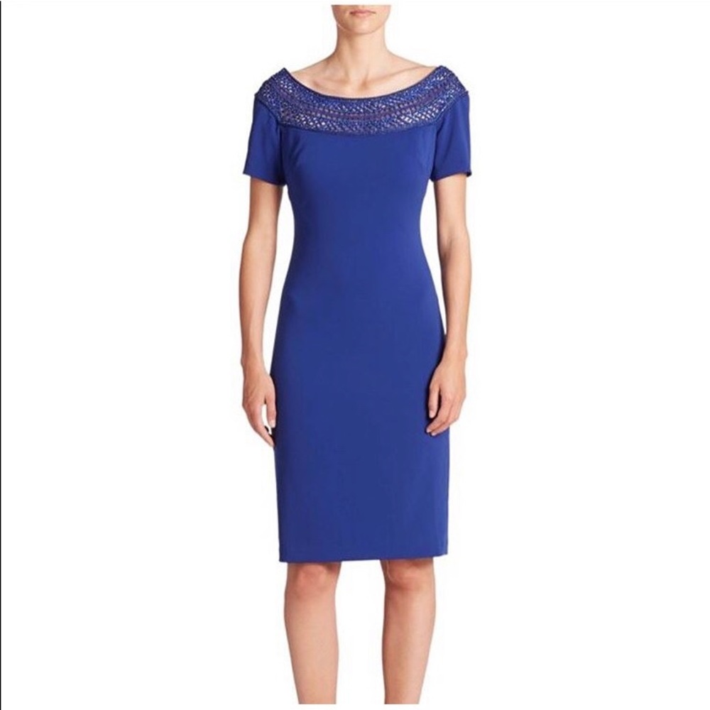 Blue cocktail dress